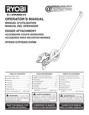Ryobi EXPAND-IT RYEDG12VNM Operator's Manual