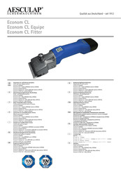 Aesculap Econom CL Fitter Manual