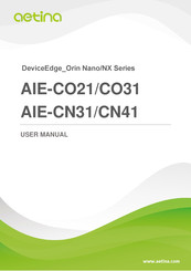 Aetina DeviceEdge Orin NX AIE-CN41 User Manual