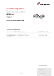 TR-Electronic CMV582M-4096/4096 IOL 36D65ZB 10FL Assembly Instructions Manual