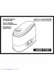 Air-O-Swiss AOS 7131 Instructions For Use Manual