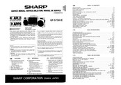 Sharp GF-575E Service Manual