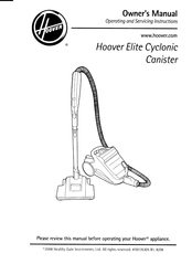 Hoover Elite Cyclonic Canister Owner's Manual