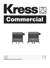 KRESS Commercial CyberTank KAC877L Series Instruction Manual