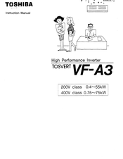Toshiba Tosvert VF-A3 Instruction Manual