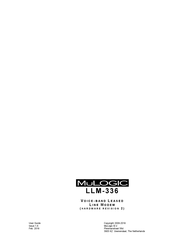 muLOGIC LLM-336 Manual