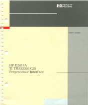 HP E2418A User Manual