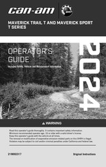 BRP can-am MAVERICK TRAIL Base 700 2024 Operator's Manual