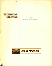 Harris GATES M-6573 Technical Manual