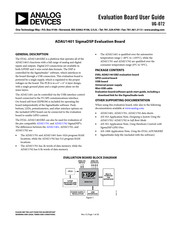Analog Devices EVAL-ADAU1401EBZ User Manual