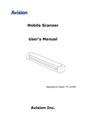 Avision FF-2109B User Manual