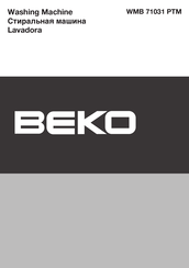 Beko WMB 71031 PTM Manual