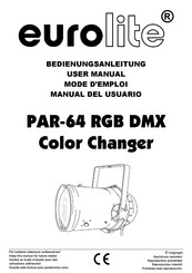 EuroLite PAR-64 RGB User Manual