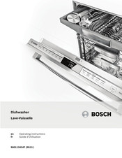 Bosch SHX5AVB5UC/01 Operating Instructions Manual
