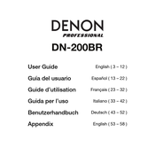 Denon DN-200BRX User Manual