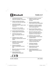 EINHELL TE-MS 216 T Original Operating Instructions