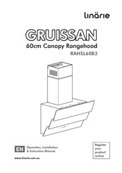 linarie Gruissan RAHSL60B3 Instruction Manual