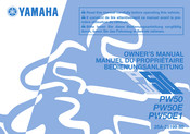Yamaha PW50E 2013 Owner's Manual