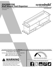 Ameriwood HOME systembuild EVOLUTION 3562000COM Instruction Booklet