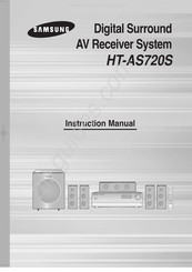 Samsung HT-AS720S Instruction Manual