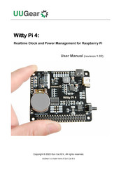 UUGear Witty Pi 4 User Manual