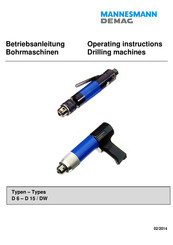 Mannesmann Demag D 8-1802 H Operating Instructions Manual