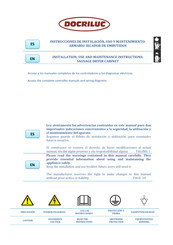 DOCRILUC DASC-751 Installation, Use And Maintenance Instructions
