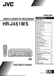 JVC HR-J461MS Instructions Manual