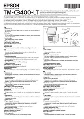 Epson TM-C3400-LT Instruction Manual