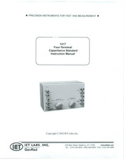 IET Labs 1417 Instruction Manual