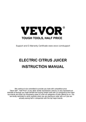VEVOR JS3401B Instruction Manual