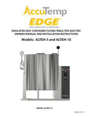 AccuTemp EDGE ALTEH-10 Owner's Manual And Installation Instructions