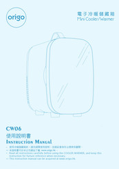 ORIGO CW06 Instruction Manual