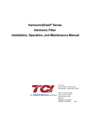 Allied Motion TCI HarmonicShield Series Installation, Operation And Maintenance Manual