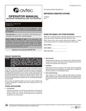 Electrolux avtec CB Operator's Manual