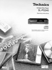 Technics SL-PG340 Operating Instructions Manual