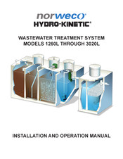 norweco HYDRO-KINETIC 1260L Installation And Operation Manual