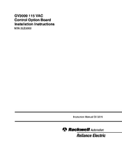 Rockwell Automation Reliance Electric GV3000 Installation Instructions Manual
