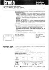 Creda TSF24K Installation Instructions Manual