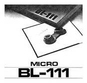 Micro Seiki BL-111 Manual