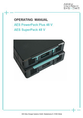 AES Akku Energie Systeme PowerPack Plus 48 V Operating Manual