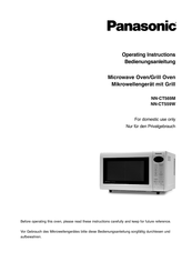 Panasonic NN-CT569M Operating Instructions Manual