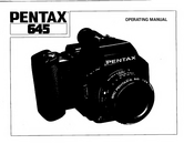 Pentax Bracket 645 Operating Manual