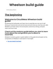 Circuitmess Wheelson Build Manual
