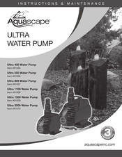 AquaScape 91005 Instruction And Maintenance