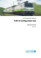 Lütze TLM-10 Operating Instructions Manual