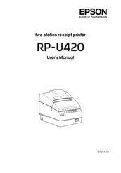Epson RP-U420 Series User Manual