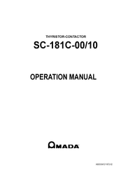 Amada SC-181C-00 Operation Manual