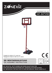 ZONE KIZ 341-047V00 Assembly Instruction Manual