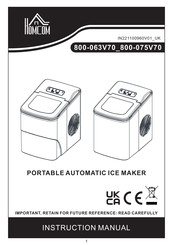 HOMCOM 800-063V70 Instruction Manual